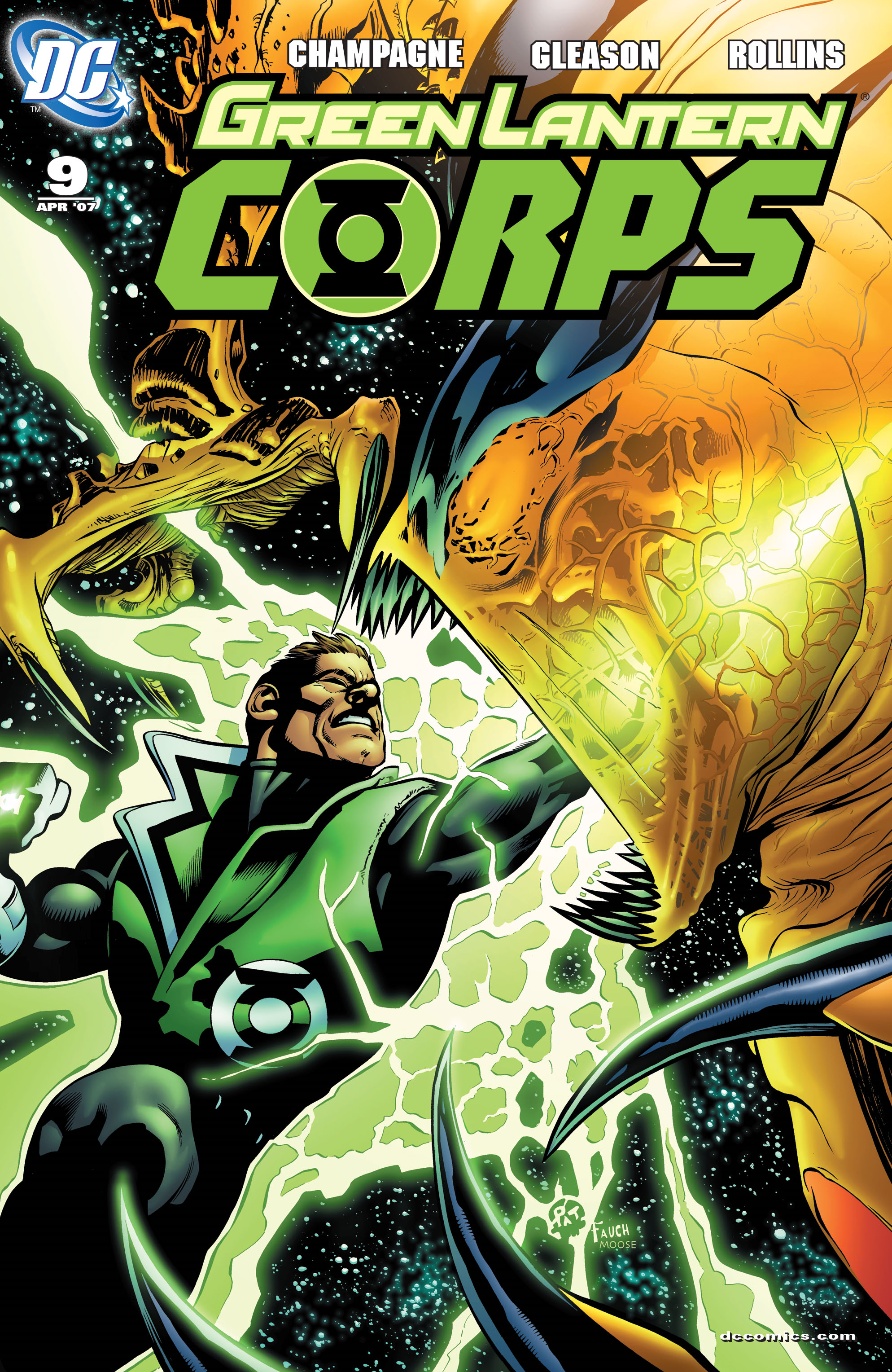 Read online Green Lantern Corps (2006) comic -  Issue #9 - 1
