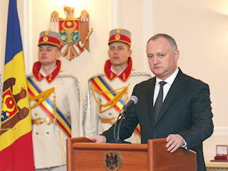 Il presidente della Moldavia Igor Dodon