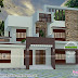 2067 square feet box model modern flat roof house design