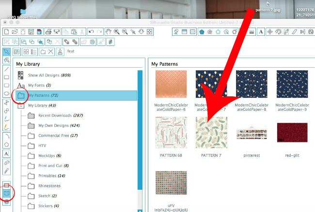 How to Use Digital Patterns to Make Custom Paper in Silhouette Studio ...