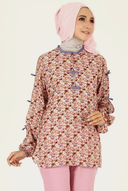 Gambar Baju Muslim Batik Paling Populer 2015 Gambar Baju Muslim Batik Paling Populer 2015