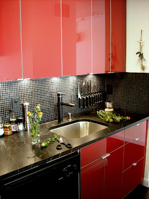Susannah West Interior Design: SIMPLICITY (AKA the IKEA RED KITCHEN)