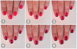 ladybirds tutorial step nail nails colour coats favourite coat paint