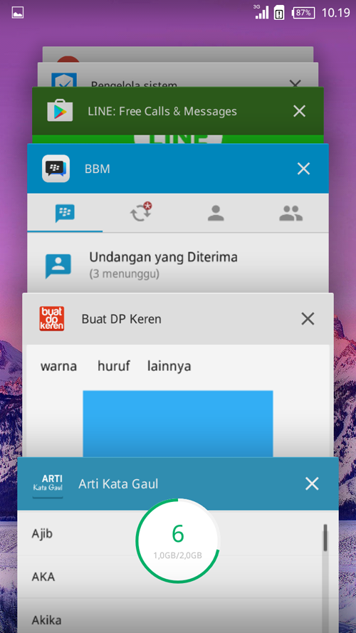 mengatasi ram android selalu penuh