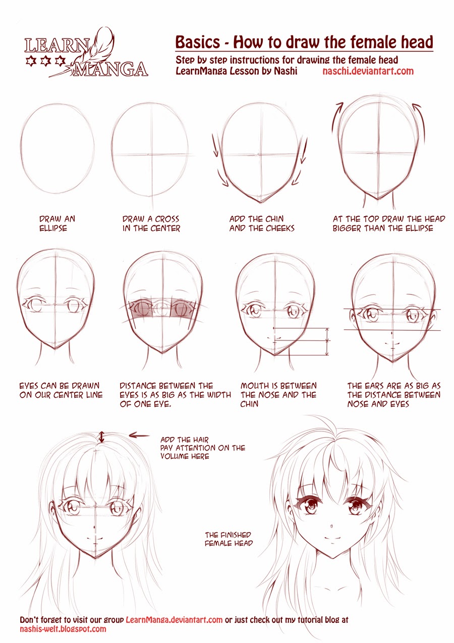 Anime anatomy basic drawing tutorial | JAPANESE ANIME ART