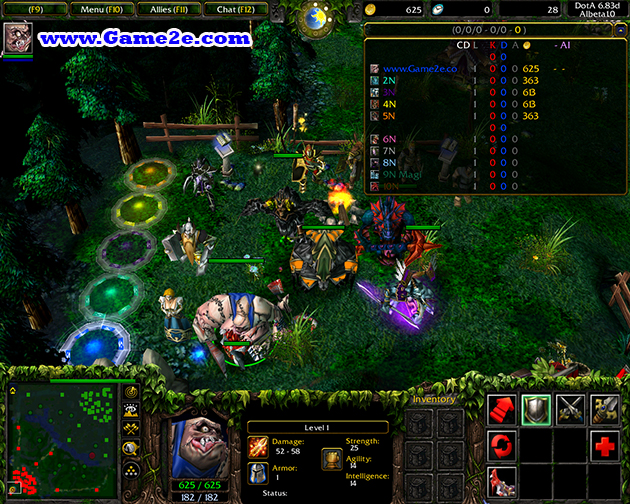 Warcraft 3 "DotA v6.83d RB-v1 Fixed [Korney]"