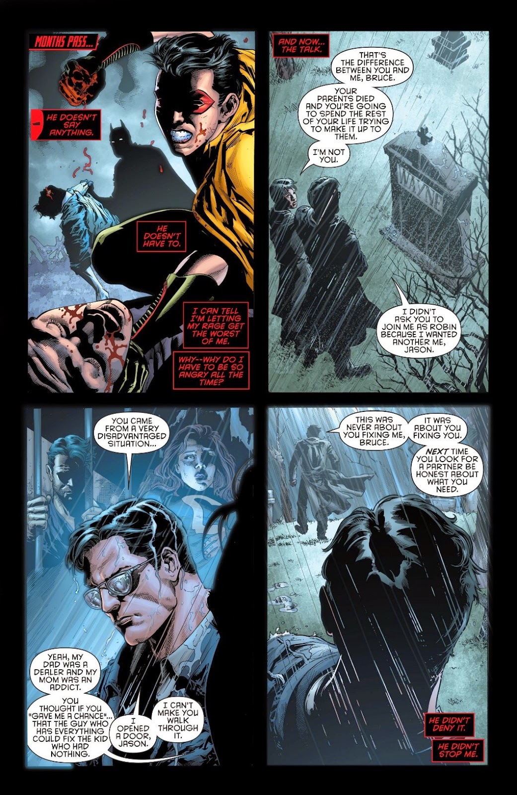 Exploring The Time Lab: Writers Block: The Conflicting Relationship of Bruce  Wayne and Jason Todd Part 1