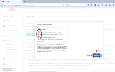 Cara Memonetize Video Youtube Agar Menghasilkan Uang dari Video Youtube