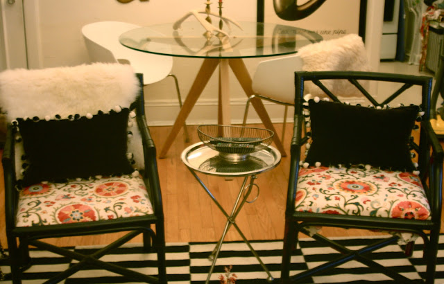 black Chippendale chairs before and after, Rebuild Health and Home