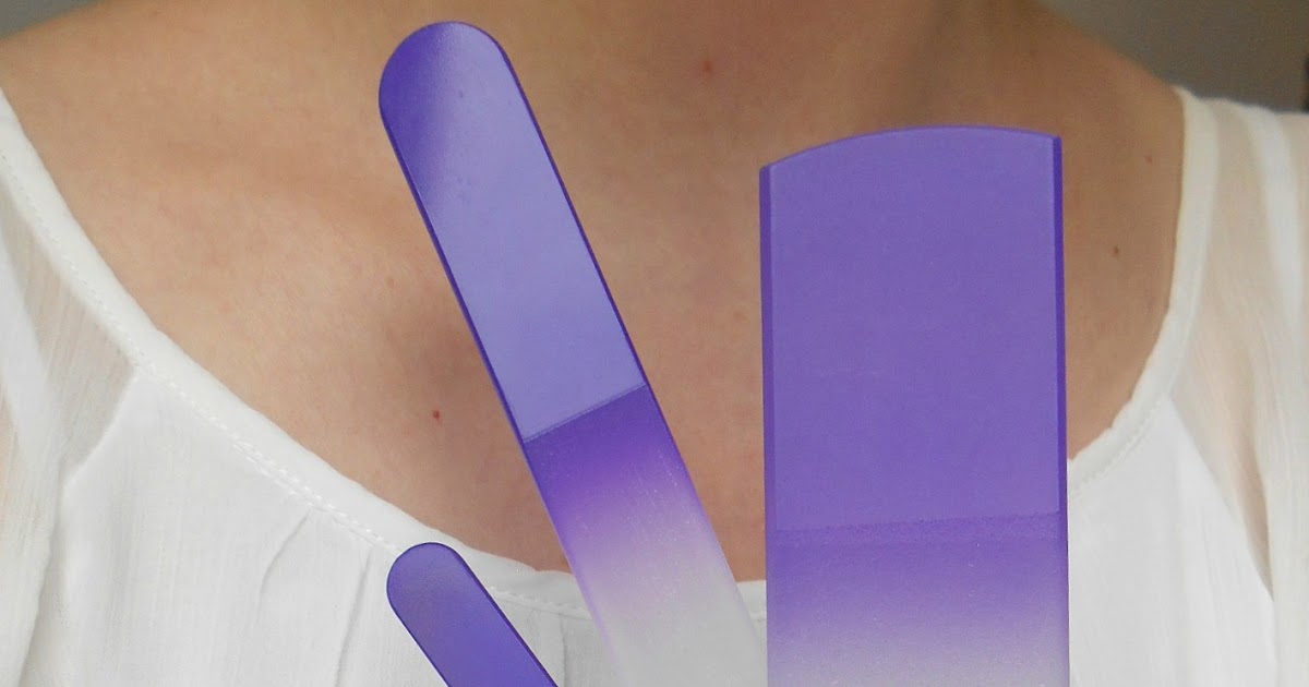 melaecannella Mont Bleu Crystal Nail Files Purple Set + Foot