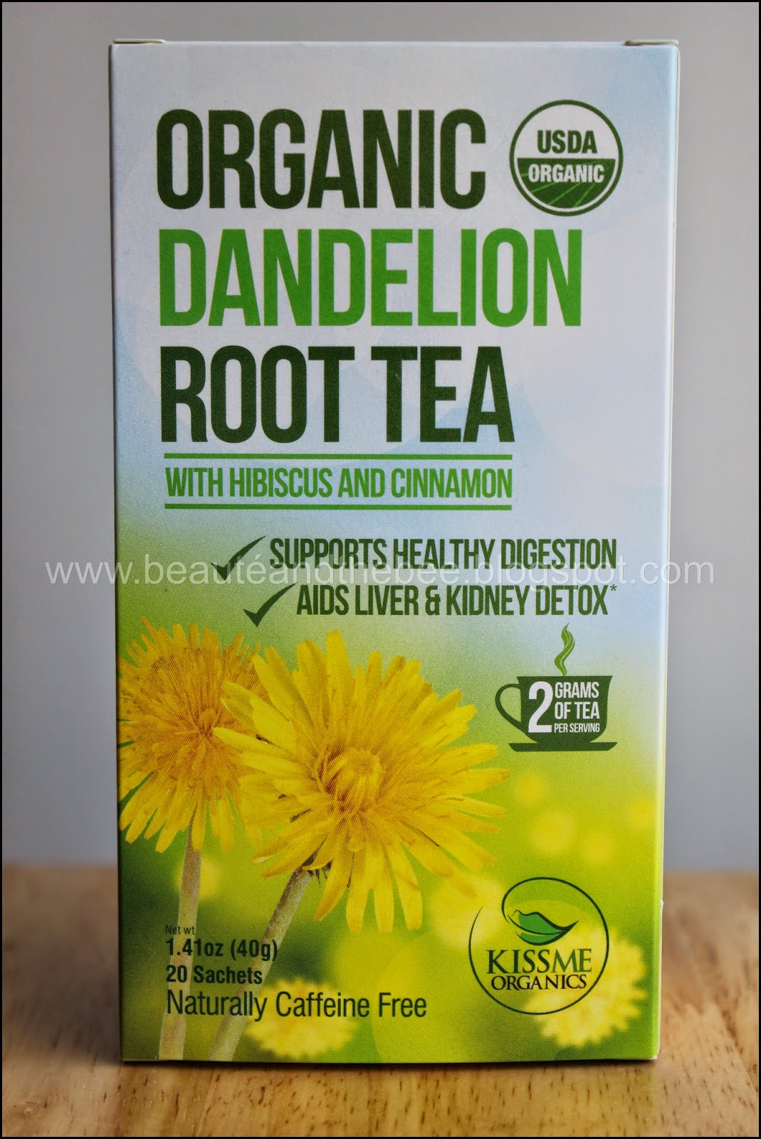 Beauté and the Bee: Organic Dandelion Root Tea from Kiss Me Organics ...