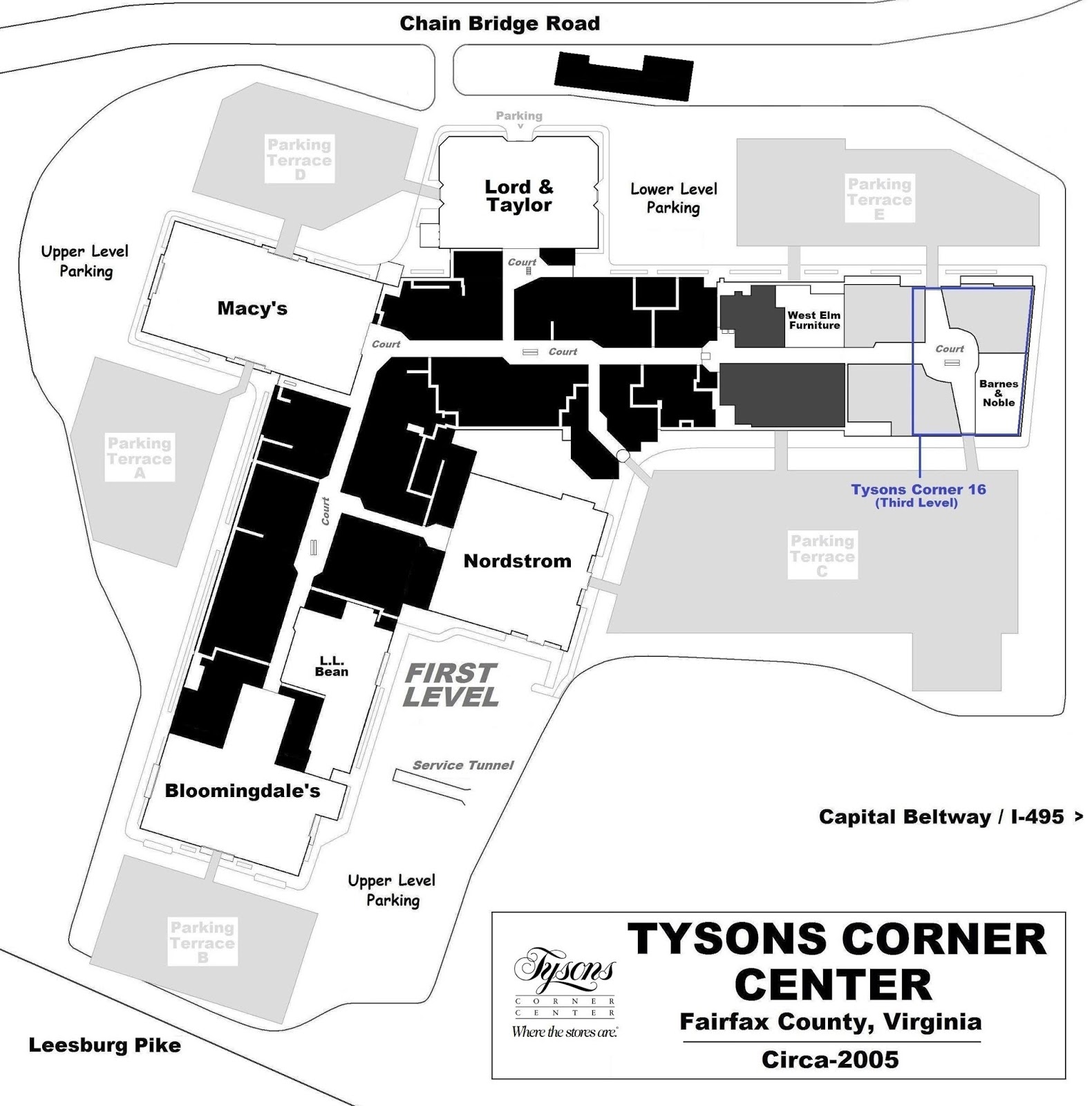 27 Tysons Corner Map Mall - Maps Online For You