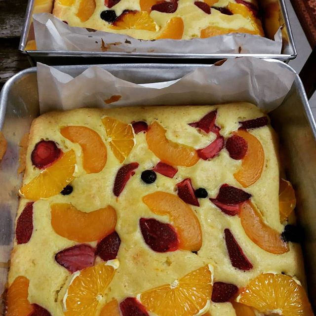Resepi Fruits Pastry Cake Viral Sukatan Cawan Oleh Azlina 