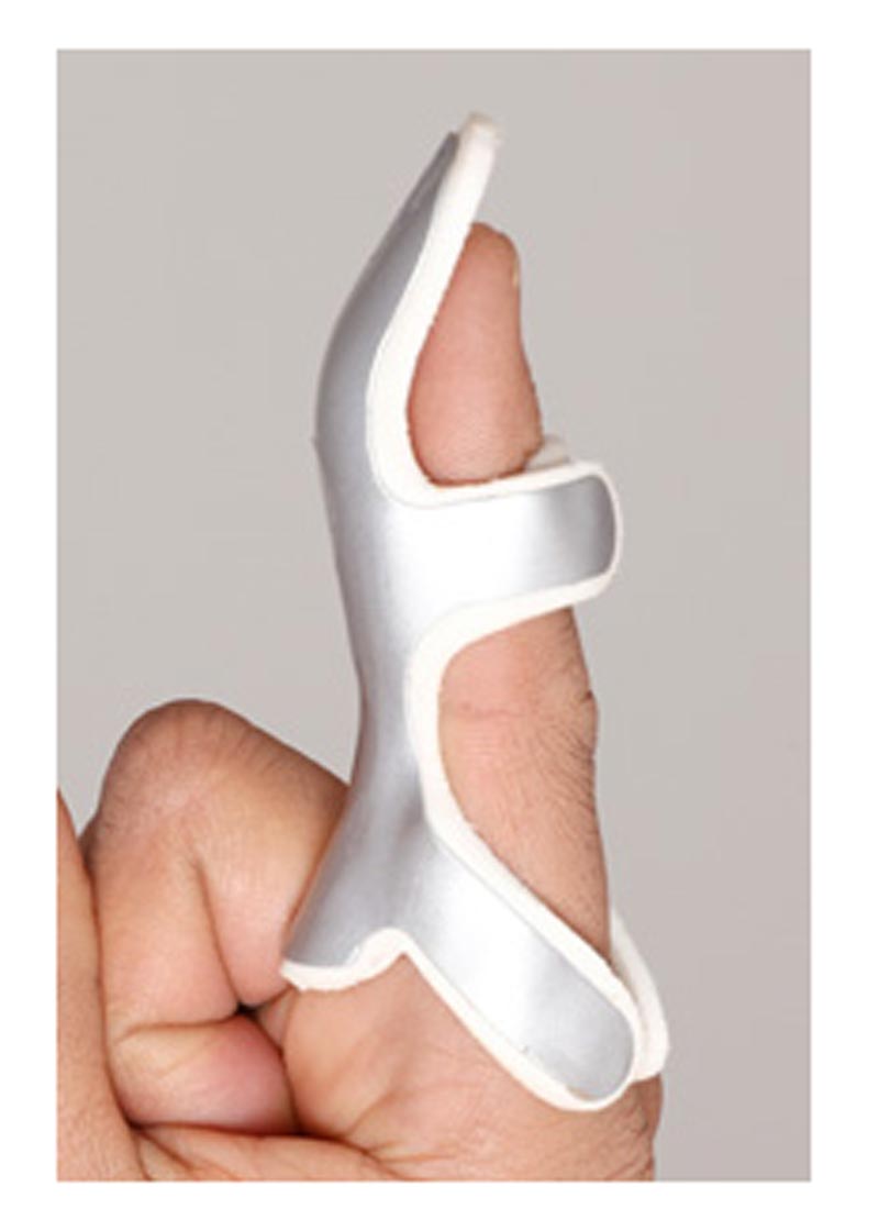 Mallet Finger Splint Supports the Dip Joint in Hyper Extension