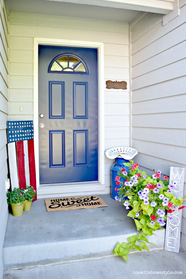 How to give your home an instant curb appeal upgrade with a bold navy blue front door