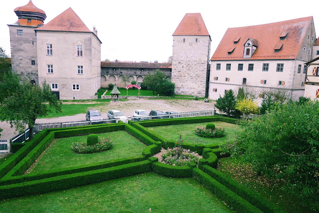 Harburg Castle Courtyard