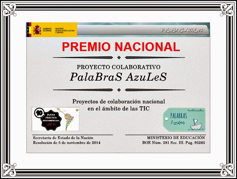 ¡PREMIO NACIONAL!