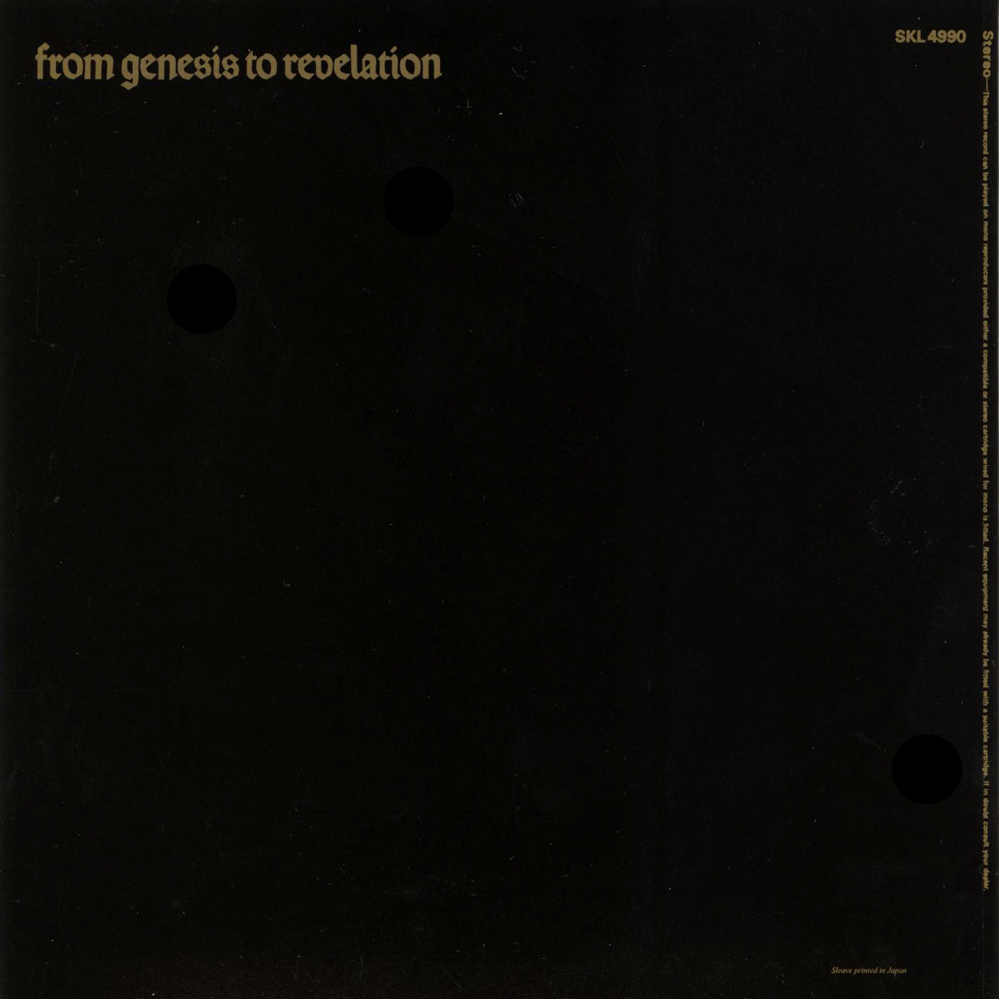 juicyjaila: Genesis - From Genesis to Revelation (1st Album UK 1969)