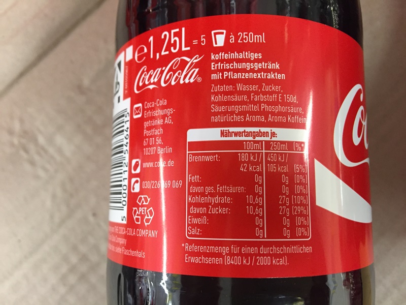 Lebe Leichter Blog Coca Cola in