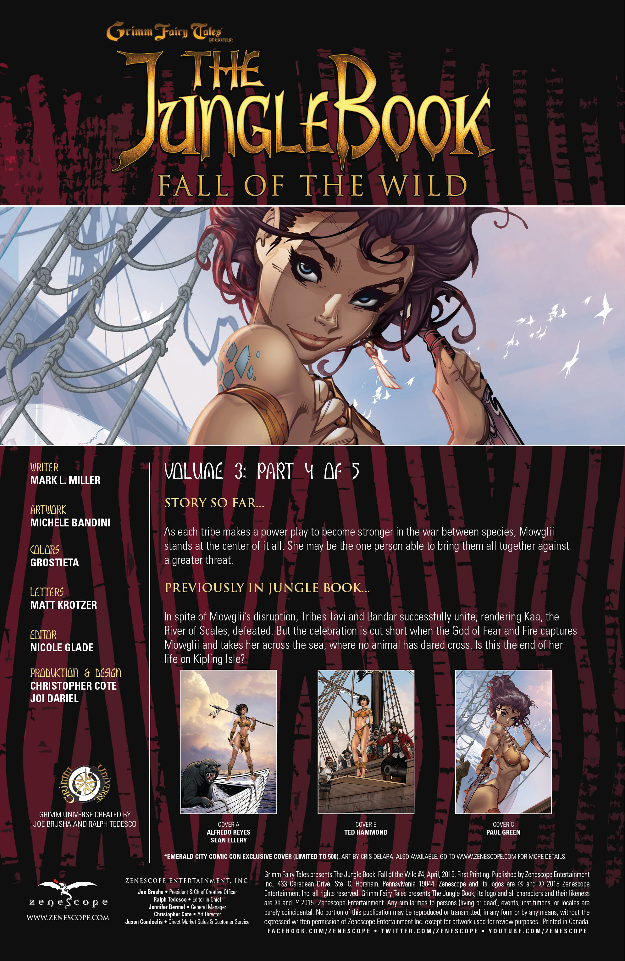 Grimm Fairy Tales presents The Jungle Book: Fall of the Wild issue 4 - Page 2