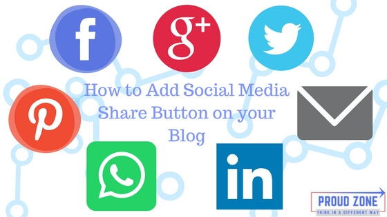 how to add social media share button on blog how to add social media share button on blog