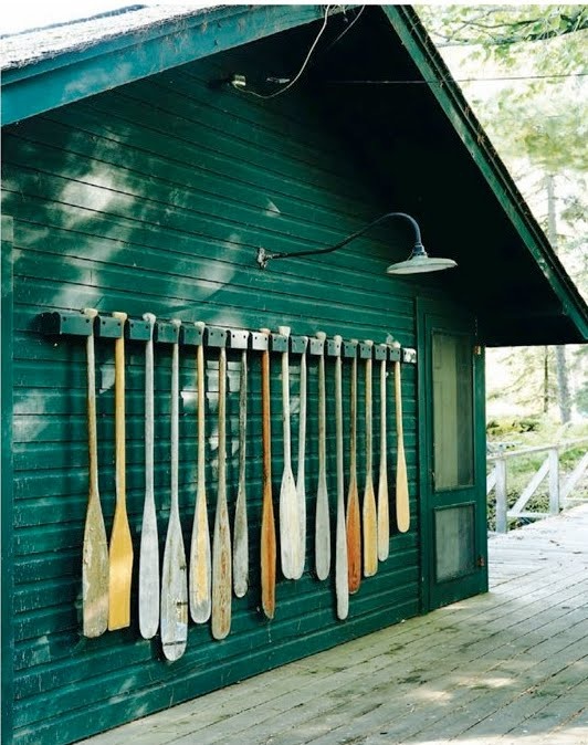 Decorating With Wooden Oars, You Can Be Very Creative ...