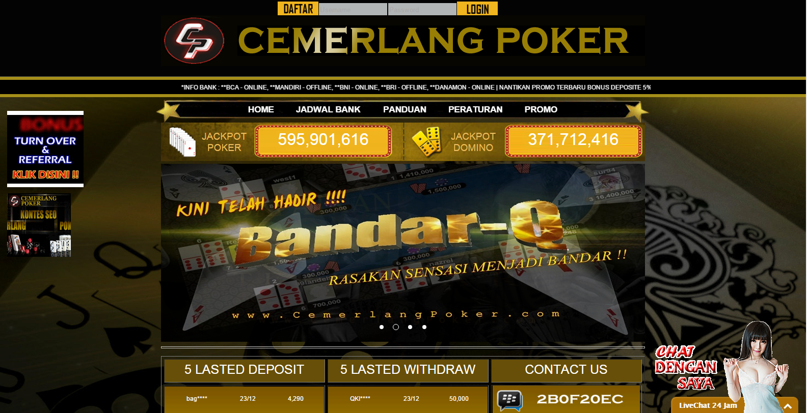 Daftar CemerlangPoker