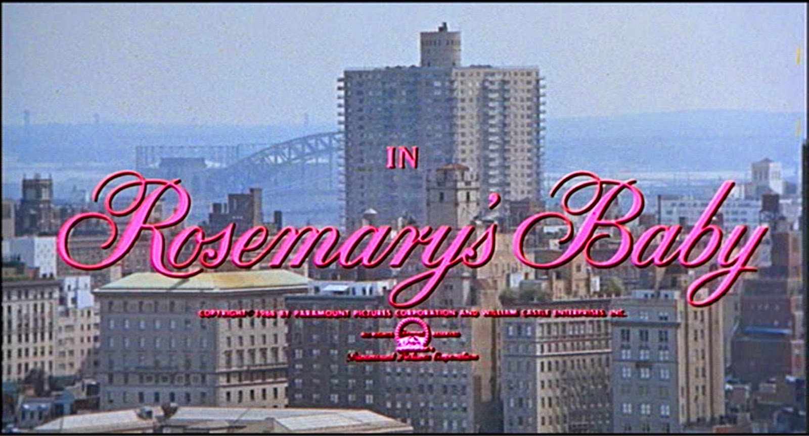 DREAMS ARE WHAT LE CINEMA IS FOR... ROSEMARY'S BABY 1968