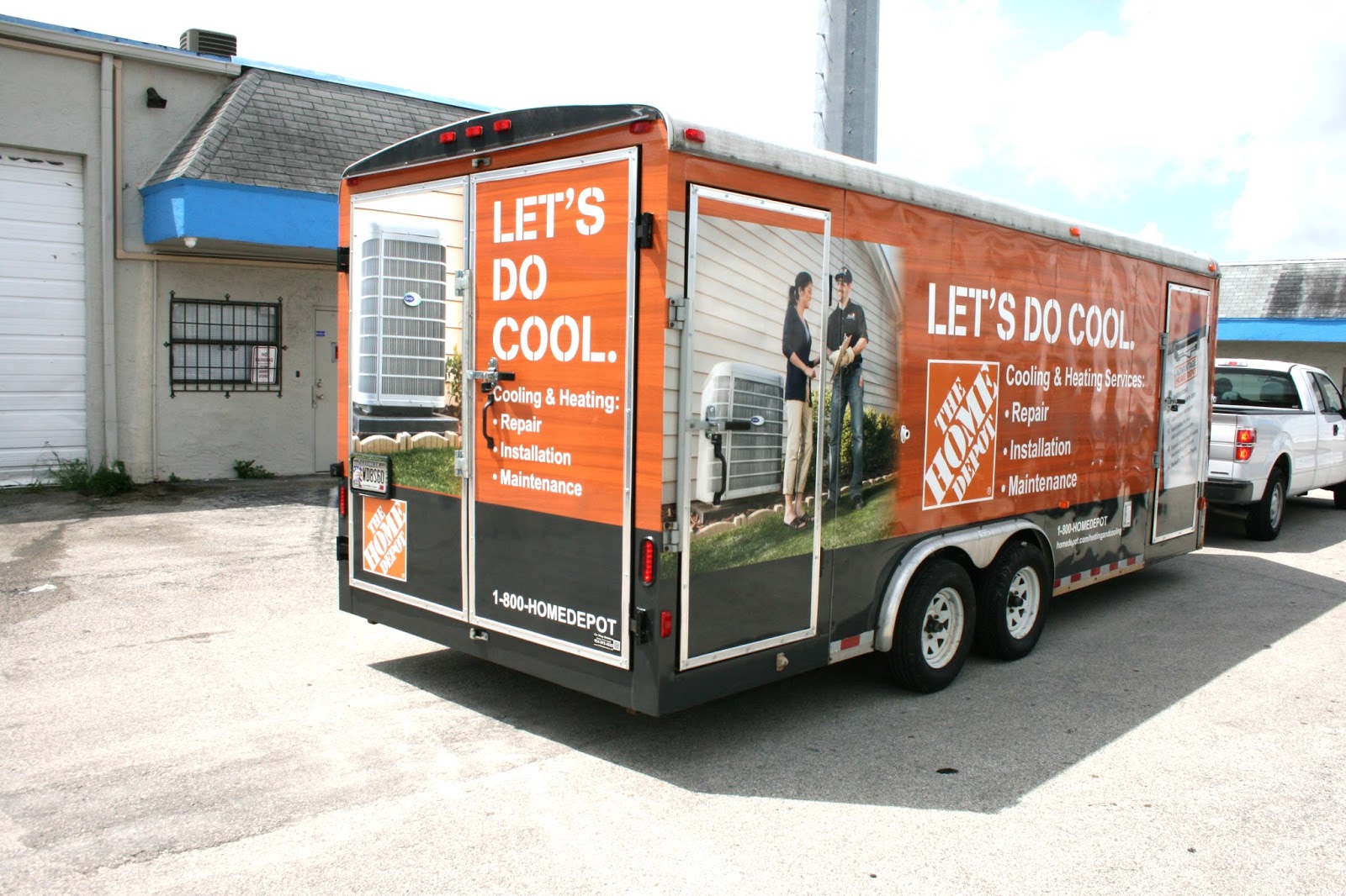 Small Business Trailer Wrap Advertising Miami Florida
