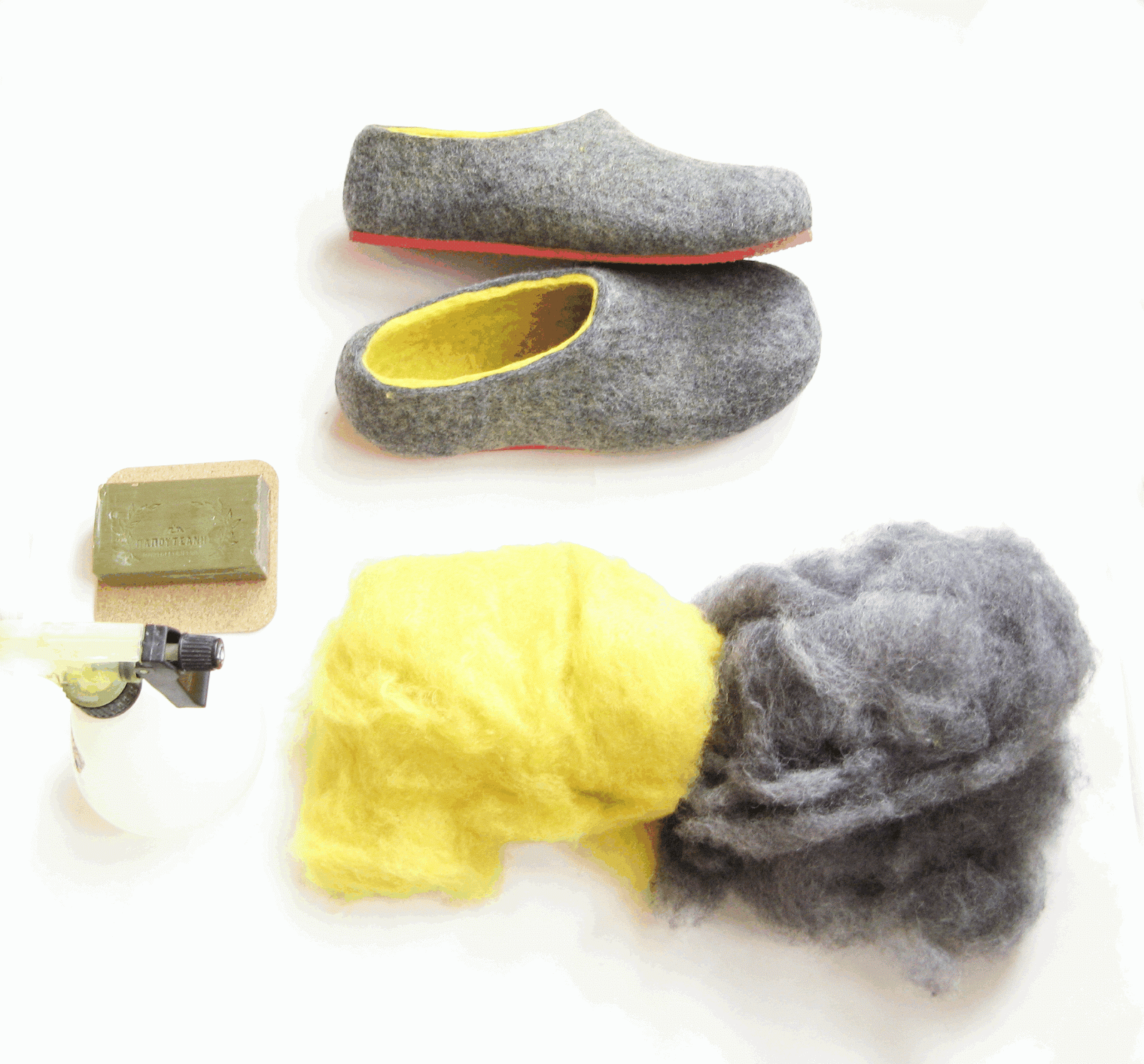 klo 鍔 Citere Felted Wool Slippers, Wool Boots, Cat Beds: How to make felted slippers