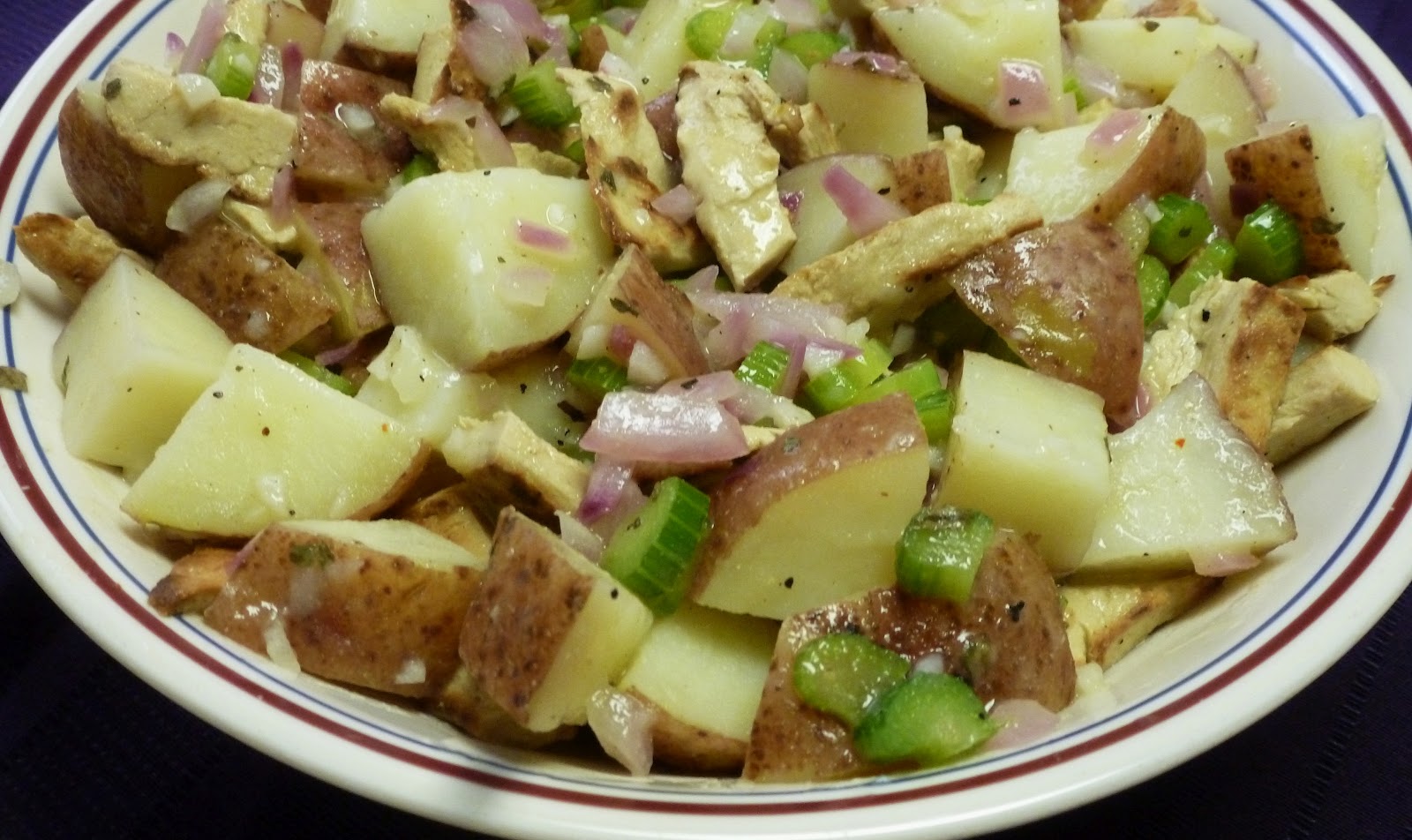 My Adventures Testing 1000 Vegan Recipes Potato Salad with Seitan