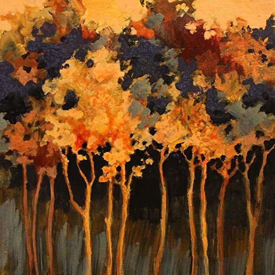 CAROL NELSON FINE ART BLOG: Abstract Landscape Tree Art Painting ...