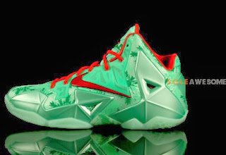THE SNEAKER ADDICT: Nike LeBron 11 XI "Christmas" Sneaker (Release Date ...