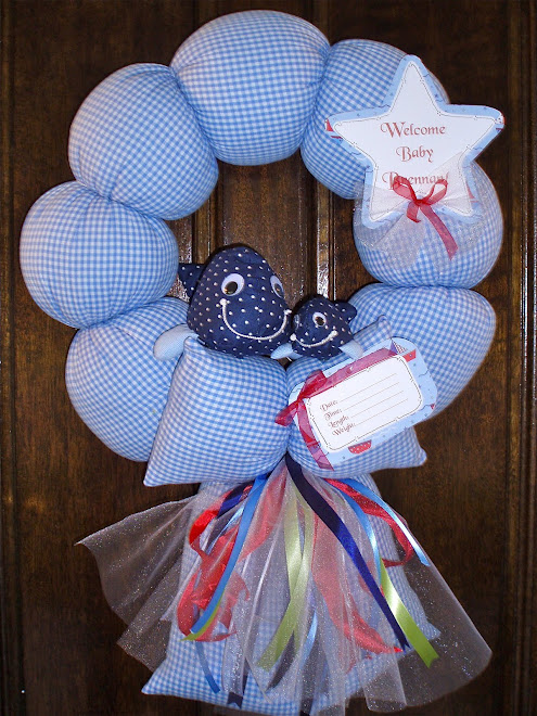 64. custom "jackson nursery" baby wreath