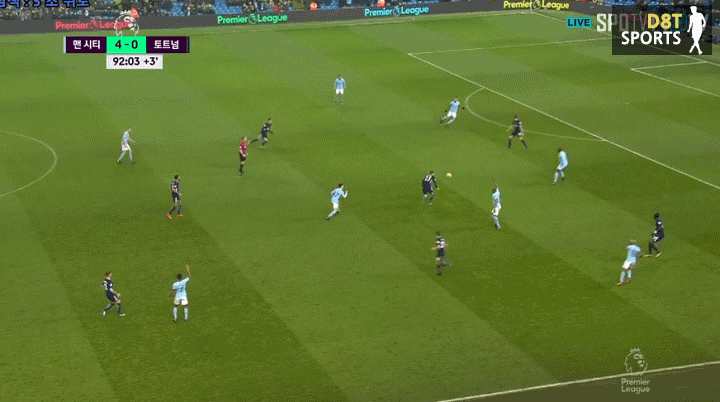 오늘자 킹체스터 시티 vs 토트넘 핫스퍼 골 모음.GIF
