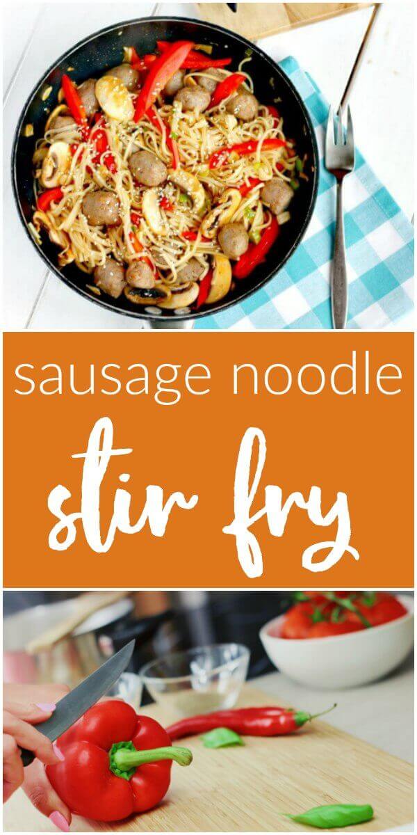 Sausage Noodle Stir Fry A Cornish Food Blog Jam and Clotted Cream