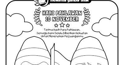 Mewarnai Gambar Anak: Mewarnai Gambar Hari Pahlawan