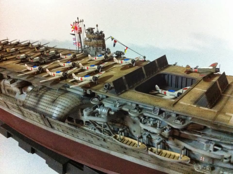 Kitter's Scale Models 1/350 Hasegawa IJN Akagi Aircraft Carrier