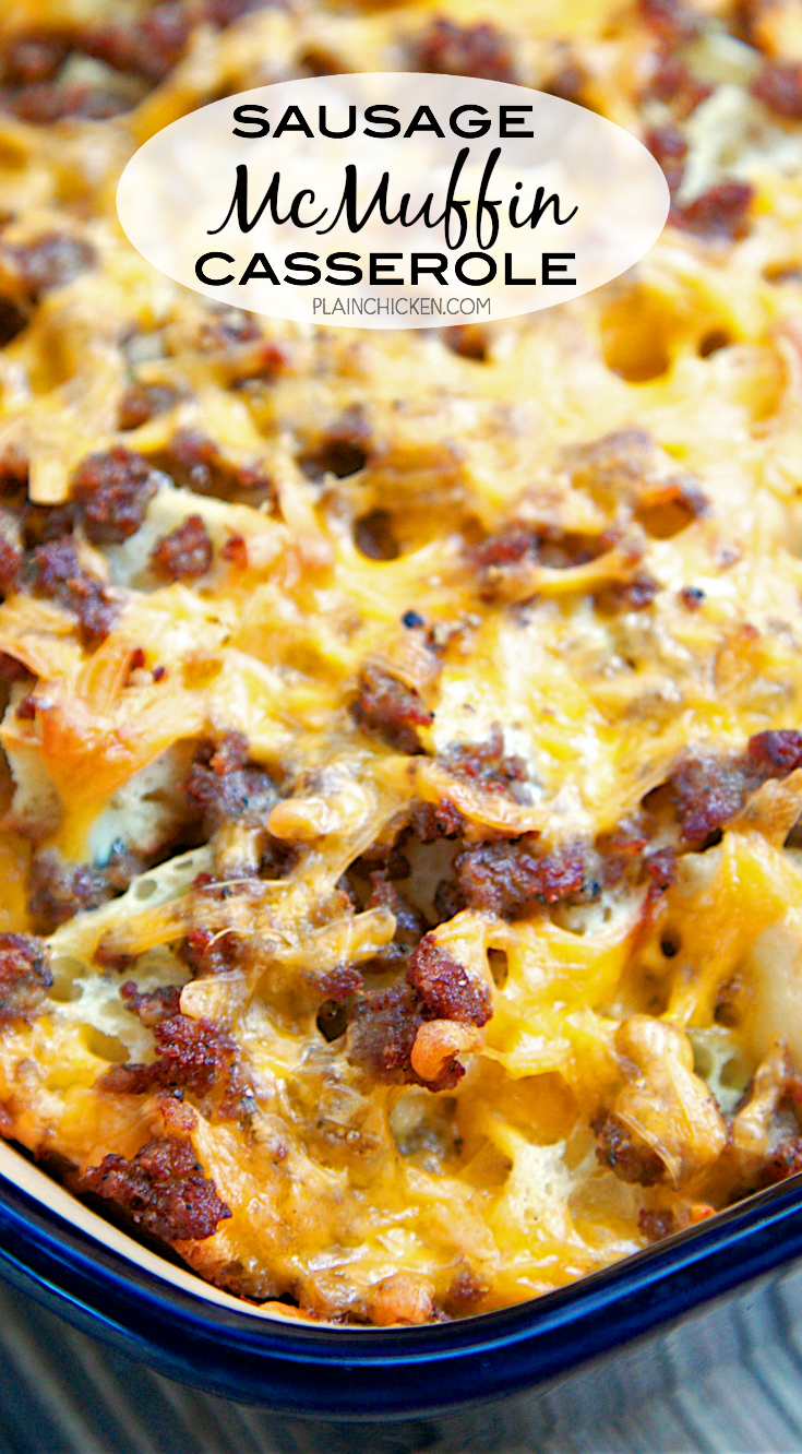 Sausage McMuffin Casserole Plain Chicken®