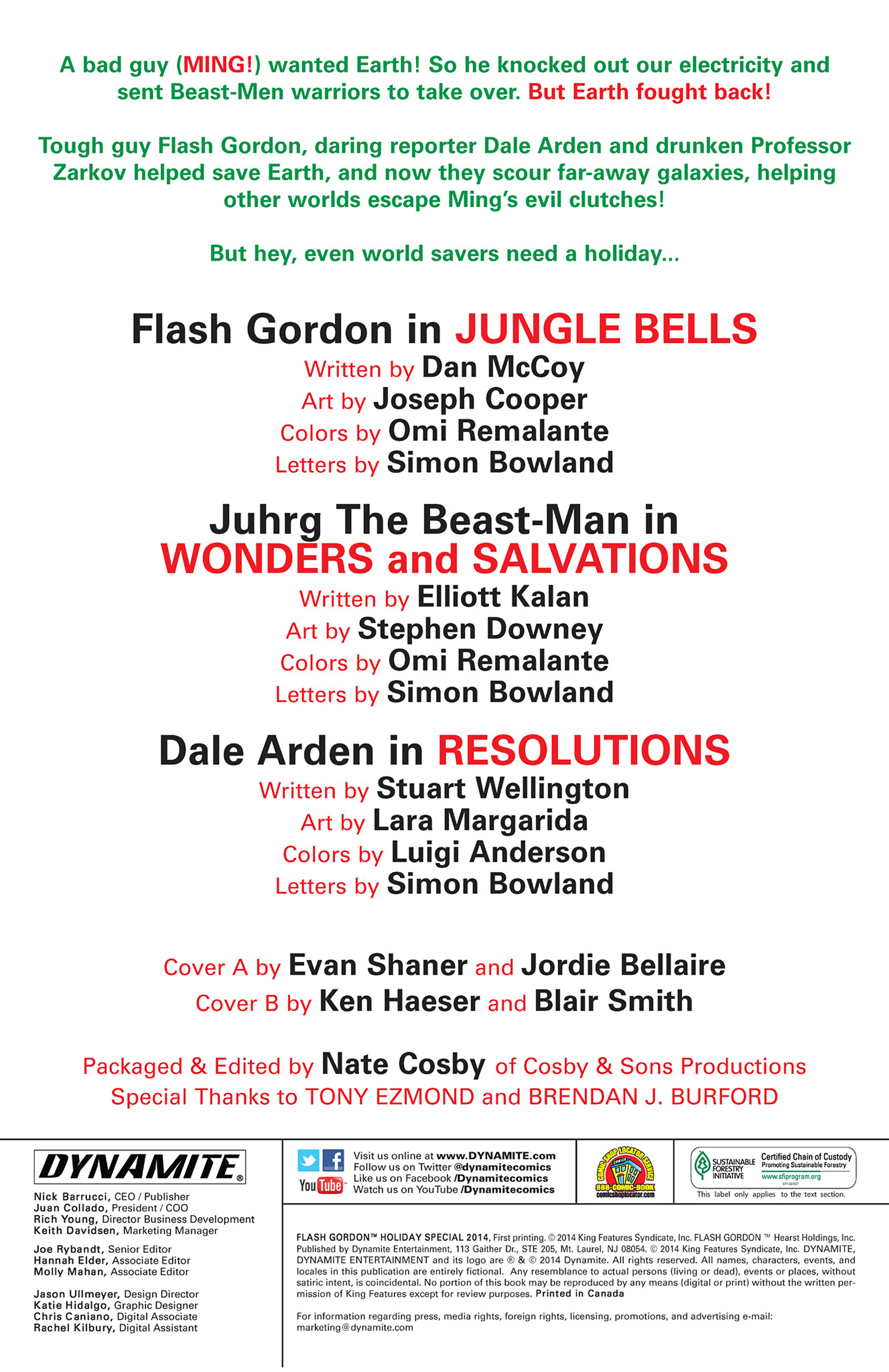 Read online Flash Gordon (2014) comic - Issue # Special 1 - 2