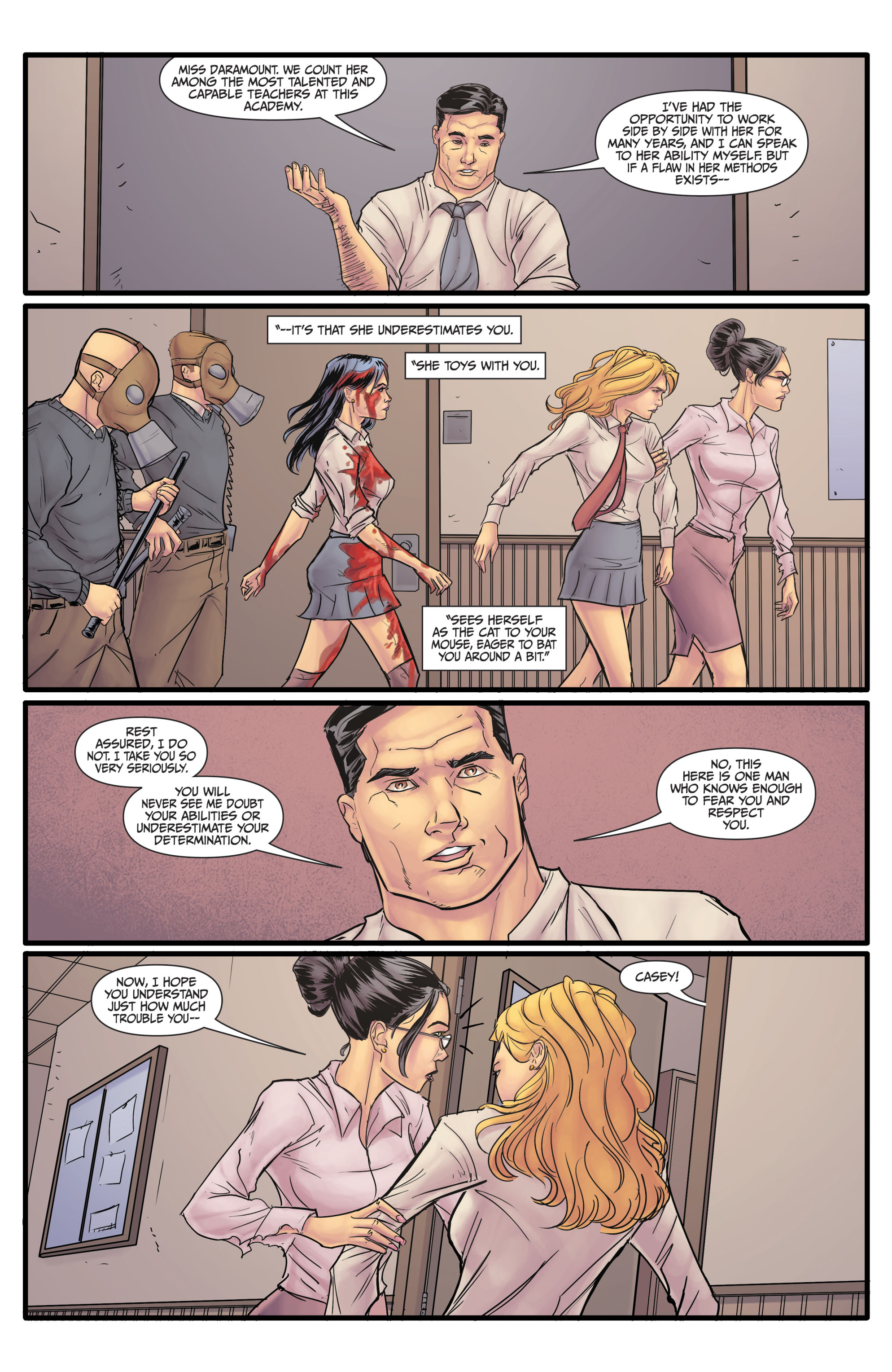 Read online Morning Glories comic -  Issue #5 - 25