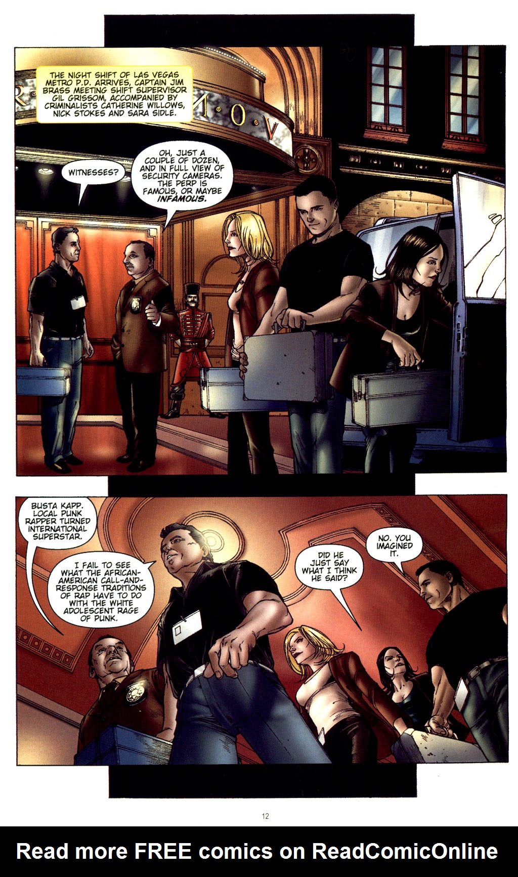 Read online CSI: Crime Scene Investigation: Bad Rap comic -  Issue #1 - 14