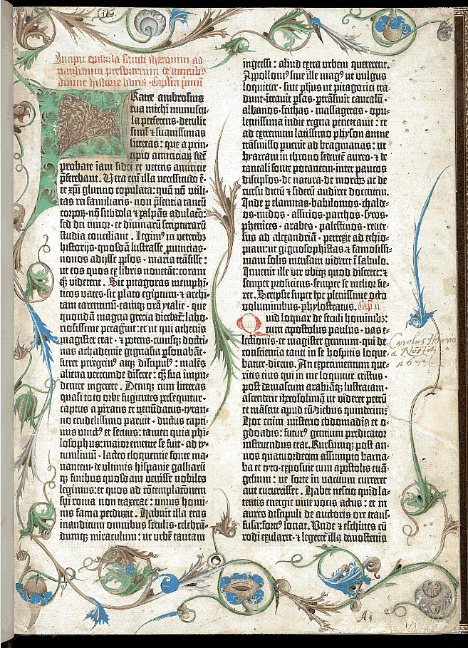 Сундук Истории: Библия Гутенберга