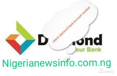 How to check diamond bank account number