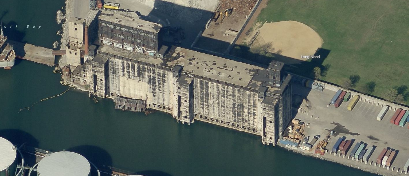 Brooklyn Relics Red Hook Grain Elevator New York State Barge Canal