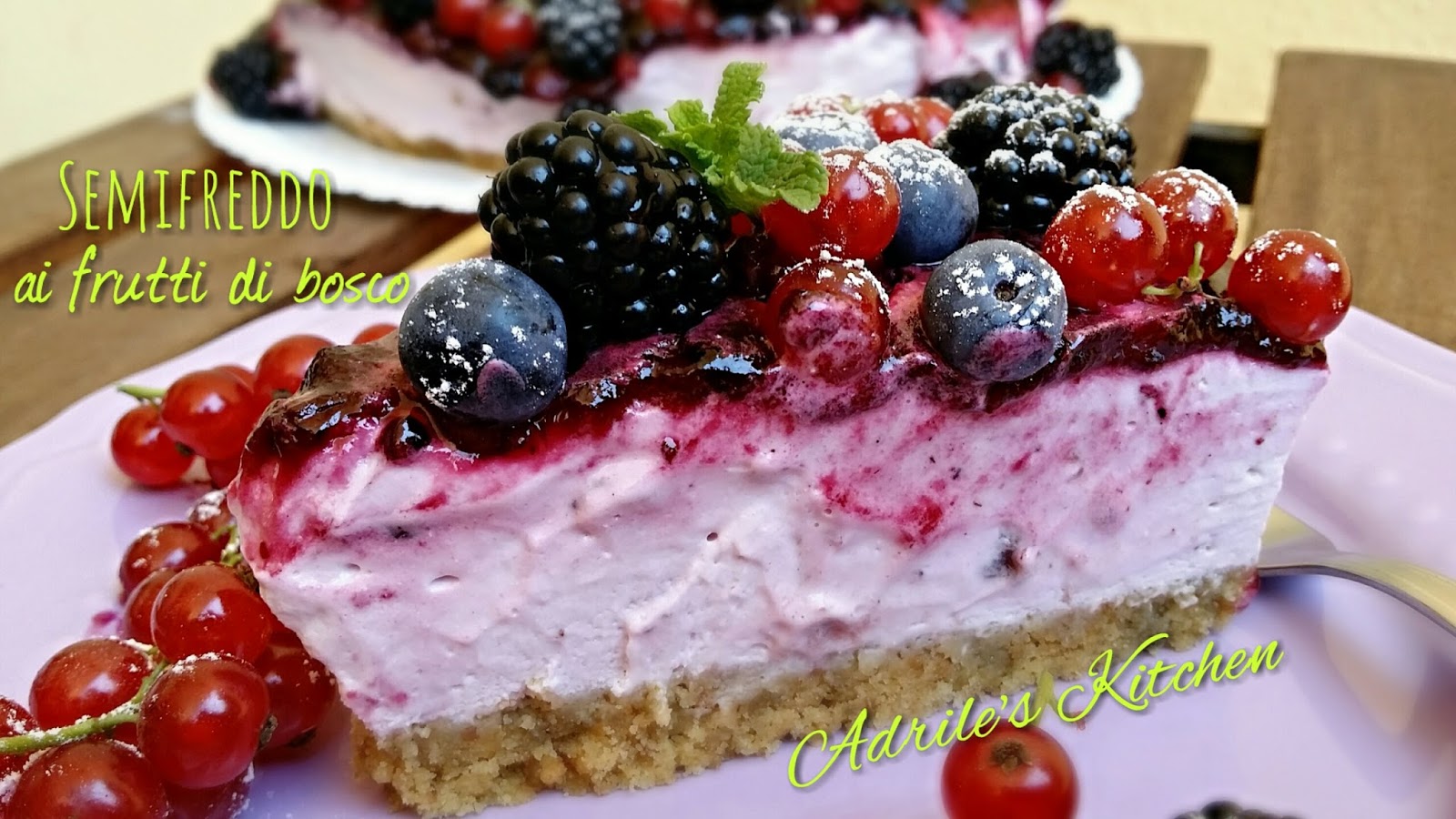 Semifreddo ai frutti di bosco