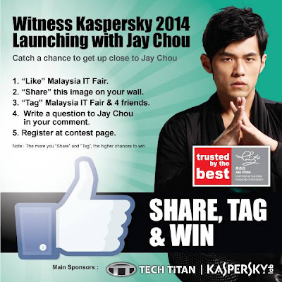 [Launching Event] Witness Kaspersky 2014 Launching With Jay Chou (5th August 2013)