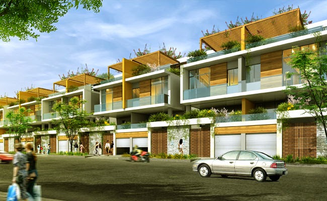 Phối cảnh Nhà liên kế Jamona City