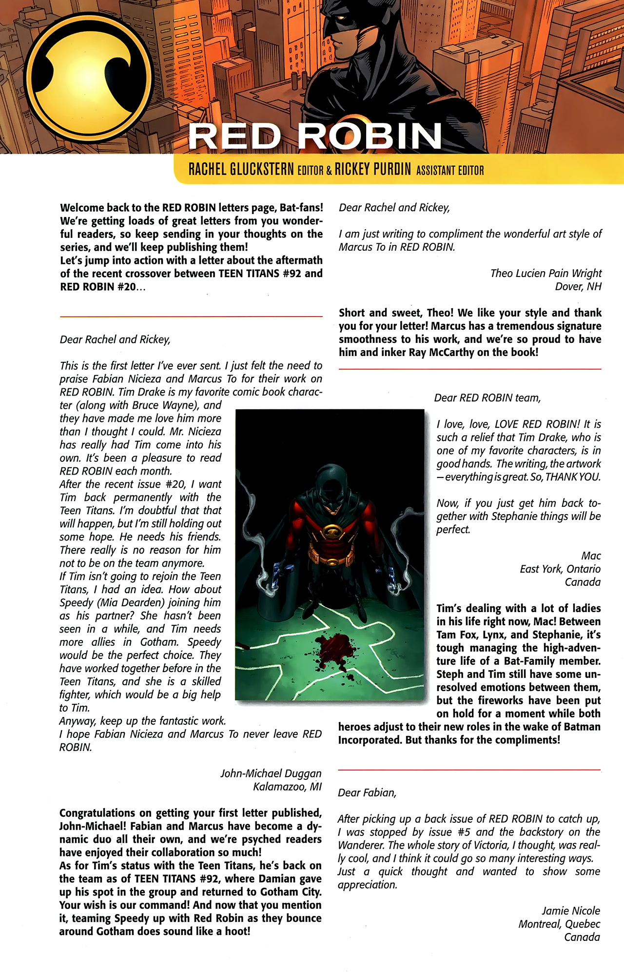 Read online Red Robin comic -  Issue #22 - 21