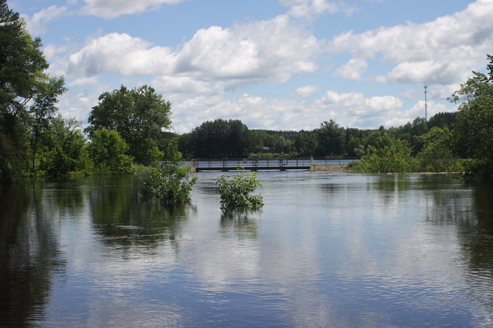 Willow River to Rutledge HWY 61 in flood